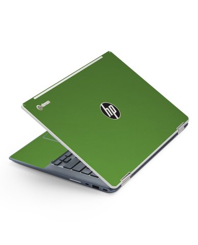 HP Chromebook X360 14 G1 CHROME GREEN Laptop Skin