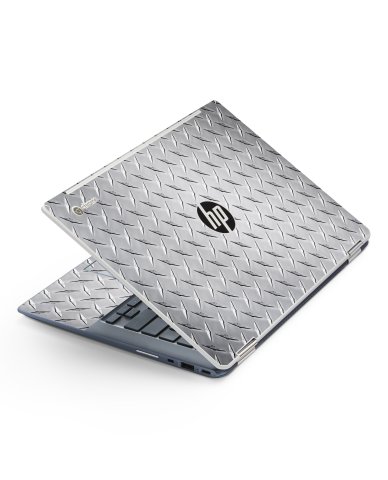 HP Chromebook X360 14 G1 DIAMOND PLATE Laptop Skin