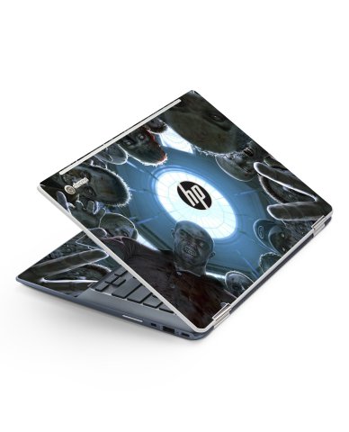 HP Chromebook X360 14 G1 ZOMBIE HORDE Laptop Skin