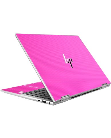HP EliteBook X360 830 G9 2 in 1 PINK CARBON FIBER Laptop Skin