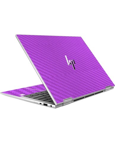 HP EliteBook X360 830 G9 2 in 1 PURPLE CARBON FIBER Laptop Skin