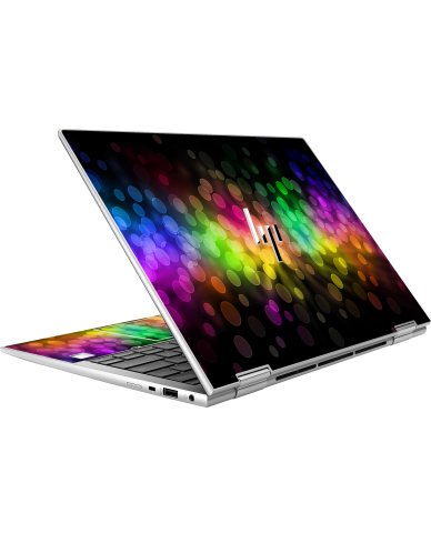 HP EliteBook X360 830 G9 2 in 1 RAINBOW BOKEH Laptop Skin