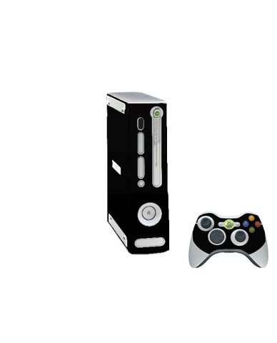 Microsoft Xbox 360 Original BLACK Console Skin