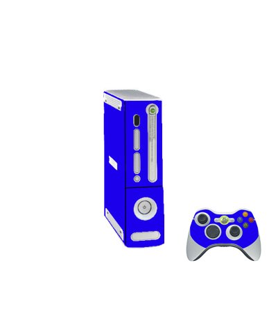 Microsoft Xbox 360 Original BLUE  Console Skin