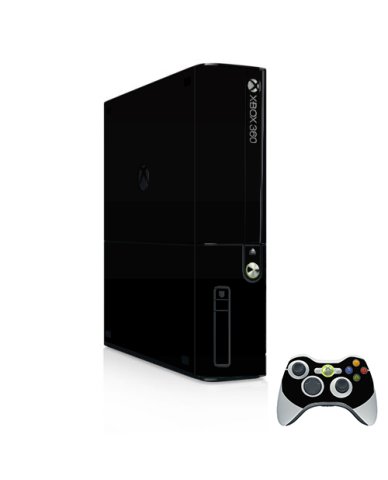 Microsoft Xbox 360E BLACK Console  Skin