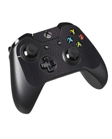 Microsoft Xbox One S BLACK LEATHER Laptop Skin