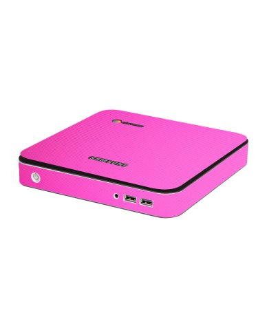 Samsung Chromebox XE300M22 PINK CARBON FIBER Laptop Skin
