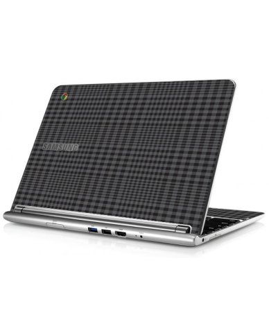 Samsung Chromebook XE303C12 BLACK PLAID Skin