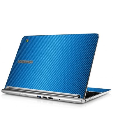 Samsung Chromebook XE303C12 BLUE CARBON FIBER Skin