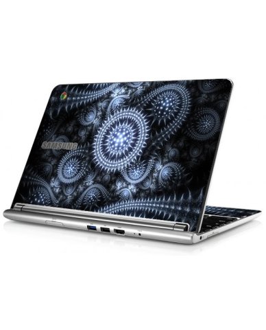 Samsung Chromebook XE303C12 SILVER ABSTRACT Skin