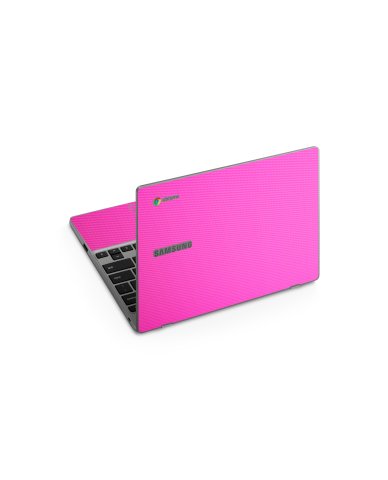 Samsung Chromebook XE310XBA PINK CARBON FIBER Laptop Skin