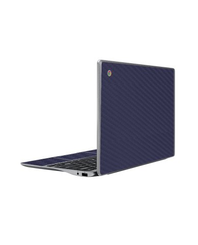 Samsung Chromebook XE503C32 BLUE CARBON FIBER Laptop Skin