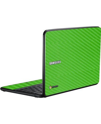 Samsung Chromebook XE500C21 GREEN CARBON FIBER Laptop Skin