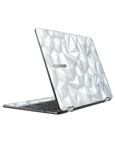 Samsung Chromebook XE510C24 WHITE POLYGON Laptop Skin