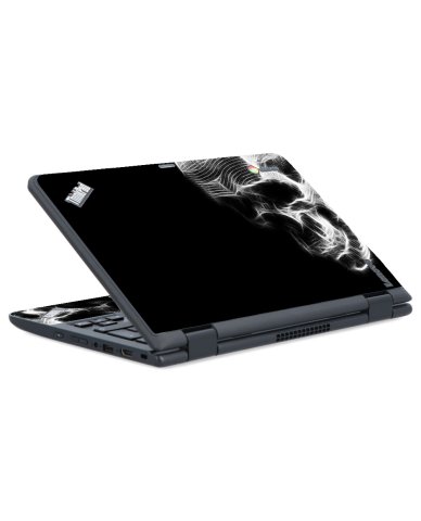 IBM/Lenovo Chromebook Yoga 11E G2 SKETCHY SKULL Laptop Skin