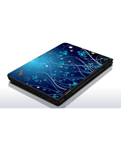 ThinkPad YOGA 11E BLUE FLOWERS Laptop Skin