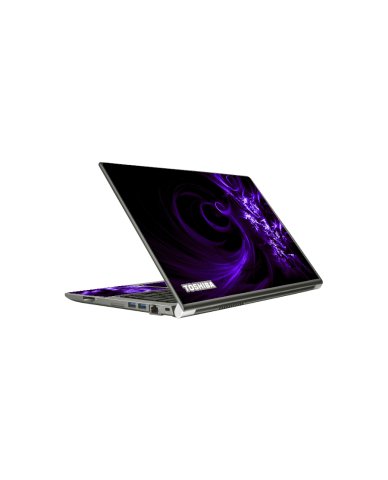 Toshiba Z30A PURPLE SPIRAL Laptop Skin