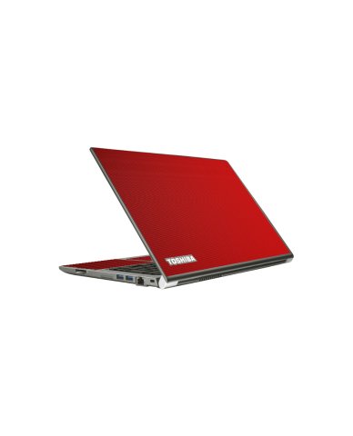 Toshiba Z30A RED CARBON FIBER Laptop Skin