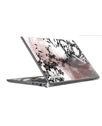 Toshiba Tecra Z50-A FLOWERS AND UMBRELLAS Laptop Skin