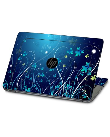 HP ZBook 15U G2 BLUE FLOWERS Laptop Skin