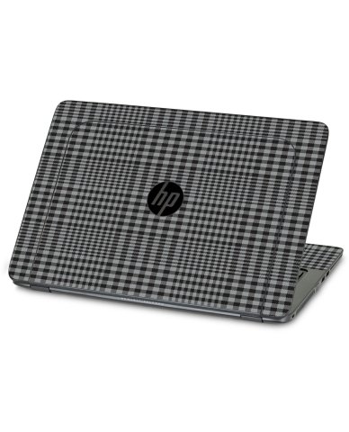 HP ZBook 15U G3 DARKEST GREY PLAID Laptop Skin