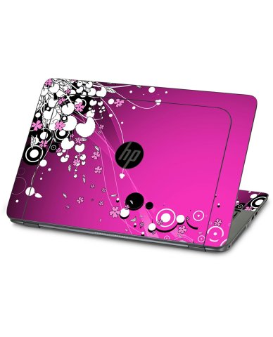 HP ZBook 15U G2 PINK FLOWERS Laptop Skin