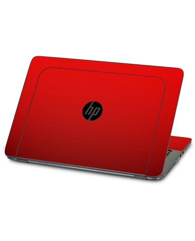 HP ZBook 15U G2 RED CARBON FIBER Laptop Skin
