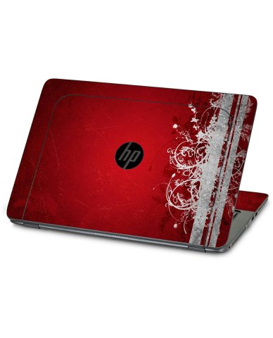 HP ZBook 15U G2 RED GRUNGE Laptop Skin