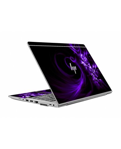 HP ZBook 14U G5 PURPLE SPIRAL Laptop Skin