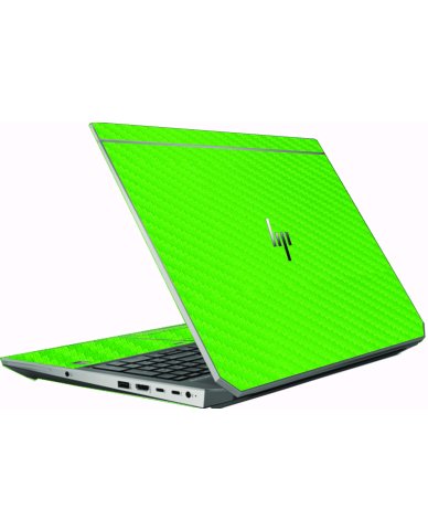 HP ZBook 15 G5 GREEN CARBON FIBER Laptop Skin
