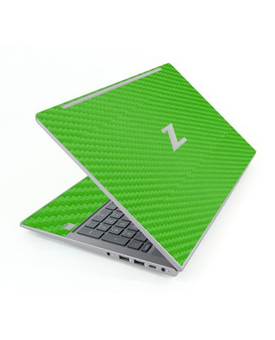 HP ZBook 15 Power G7 Mobile Workstation GREEN CARBON FIBER Laptop Skin