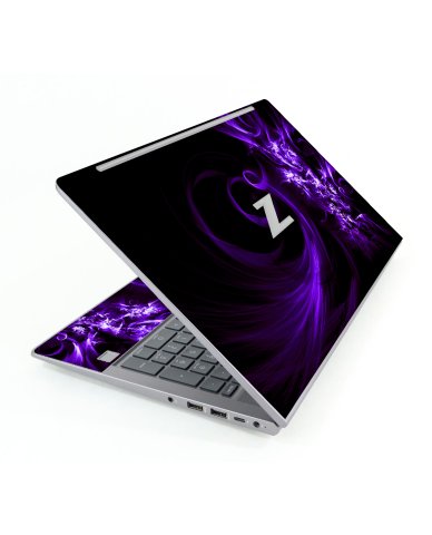 HP ZBook 15 Power G7 Mobile Workstation PURPLE SPIRAL Laptop Skin