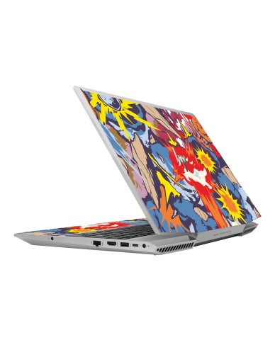 HP ZBook 15V G5 Mobile Workstation COMIC EXPLOSIONS Laptop Skin