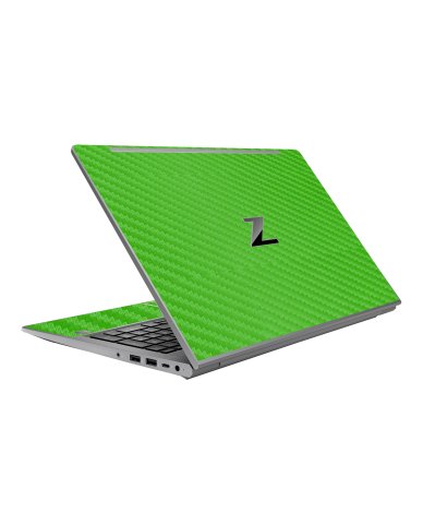 HP ZBook Power G9 Mobile Workstation GREEN CARBON FIBER Laptop Skin