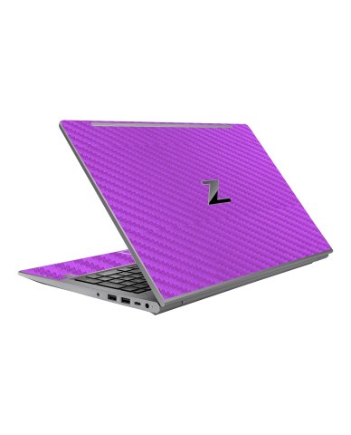 HP ZBook Power G9 Mobile Workstation PURPLE CARBON FIBER Laptop Skin