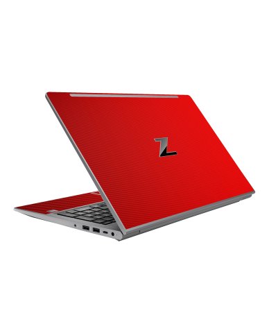 HP ZBook Power G9 Mobile Workstation RED CARBON FIBER Laptop Skin