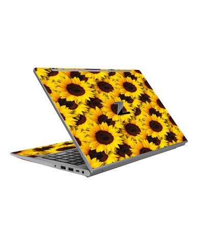 HP ZBook Power G9 Mobile Workstation SUNFLOWERS Laptop Skin