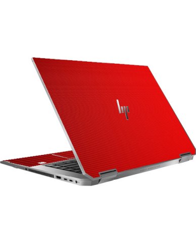 HP ZBook Studio X360 G5 Mobile Workstation RED CARBON FIBER Laptop Skin