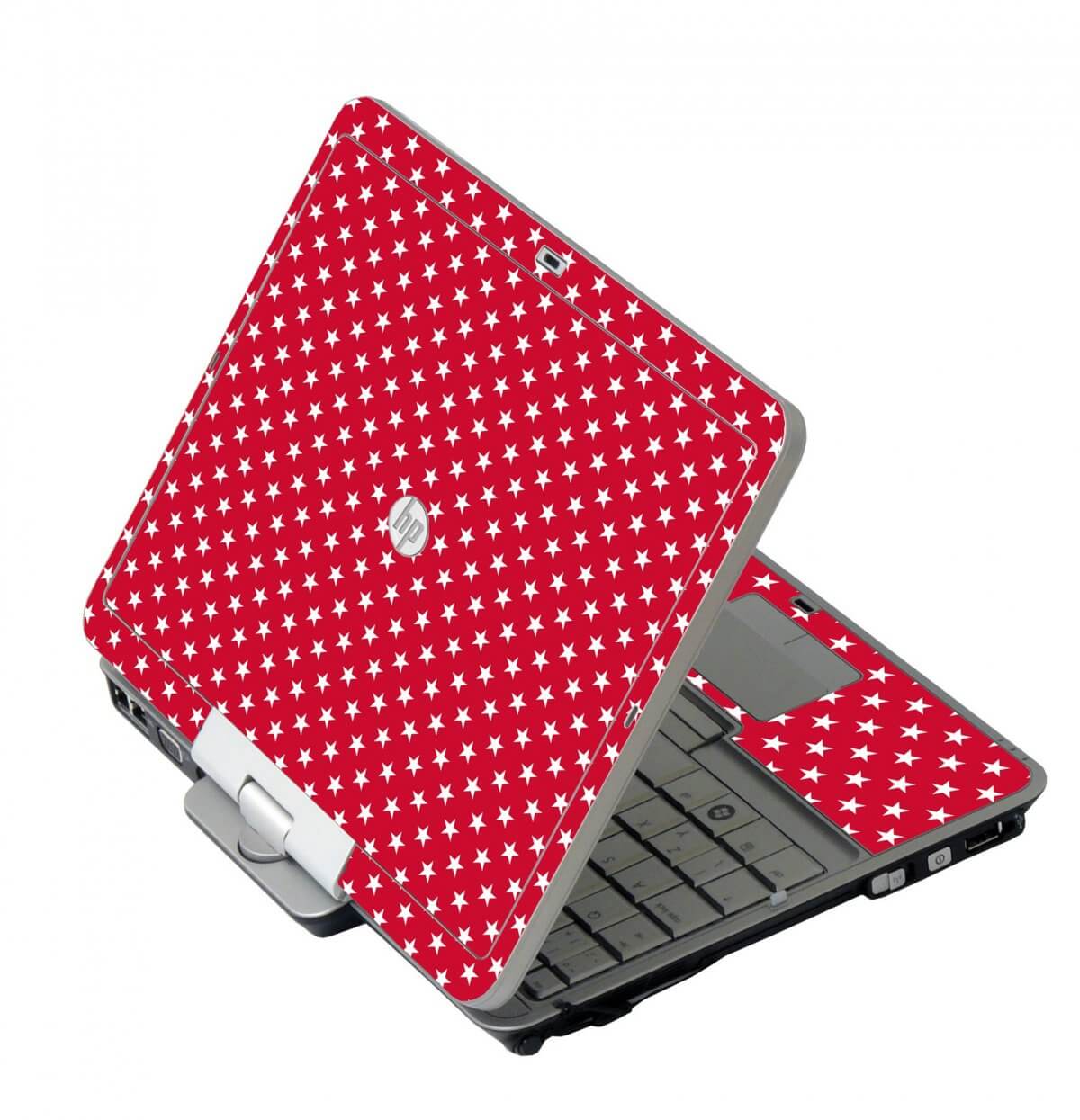 Red White Stars HP 2760P Laptop Skin