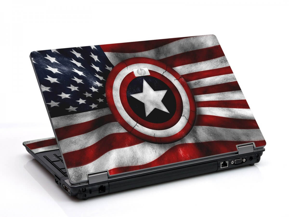 Captain America Flag 6730B Laptop Skin