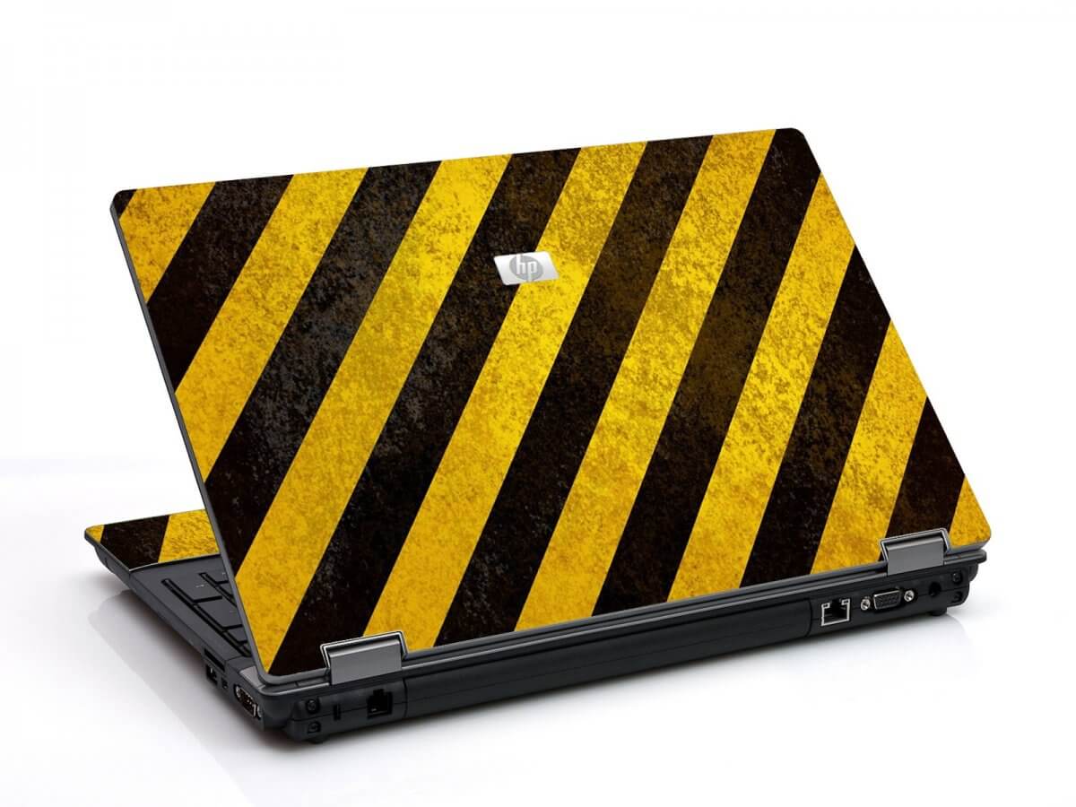 Caution Stripes 6730B Laptop Skin