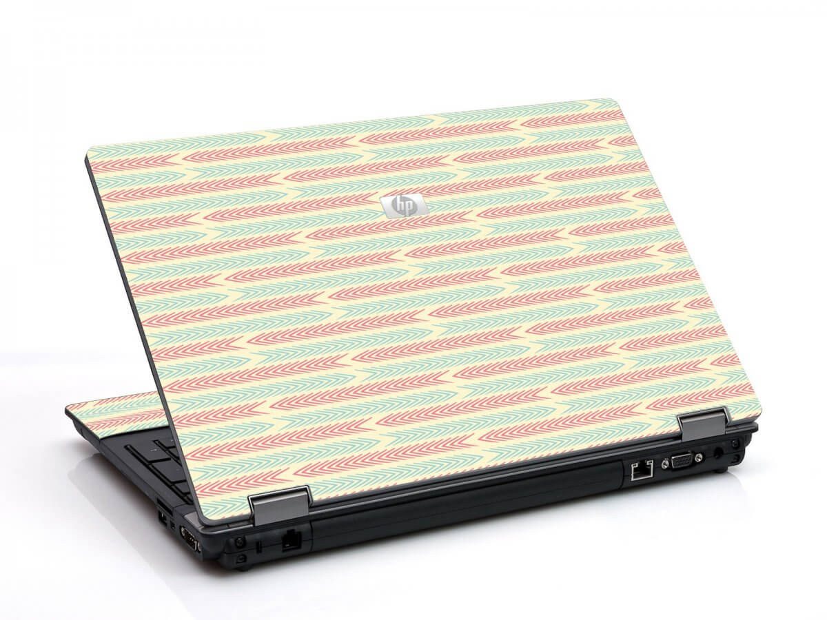 Crazy Circus Stripes 6730B Laptop Skin