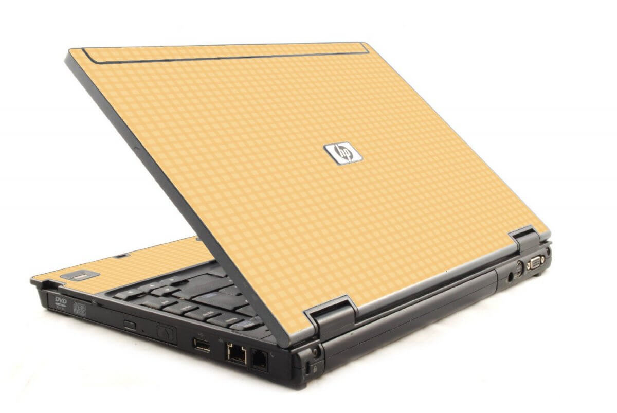Warm Gingham 6930P Laptop Skin