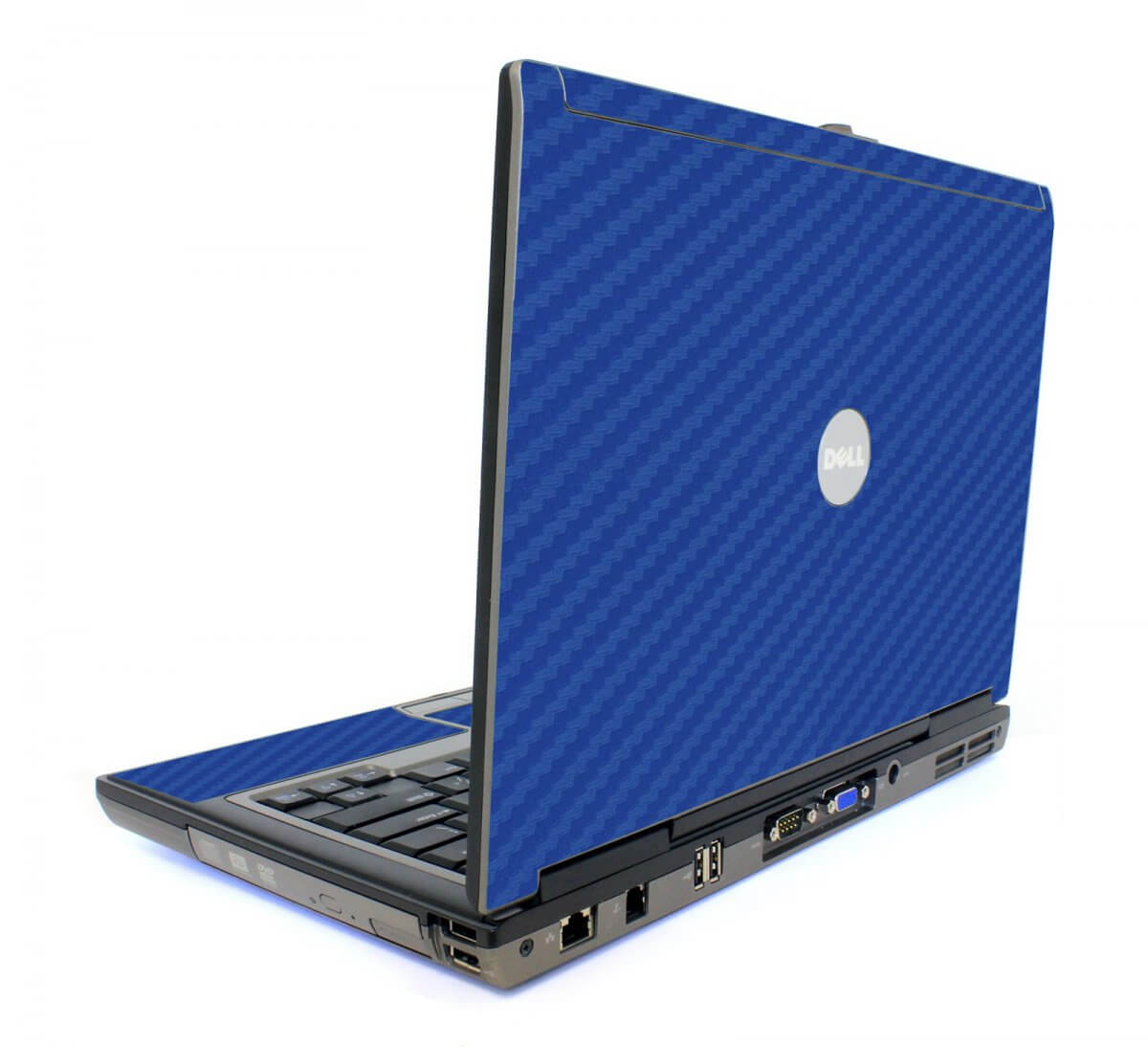 Blue Carbon Fiber Dell D620 Laptop Skin