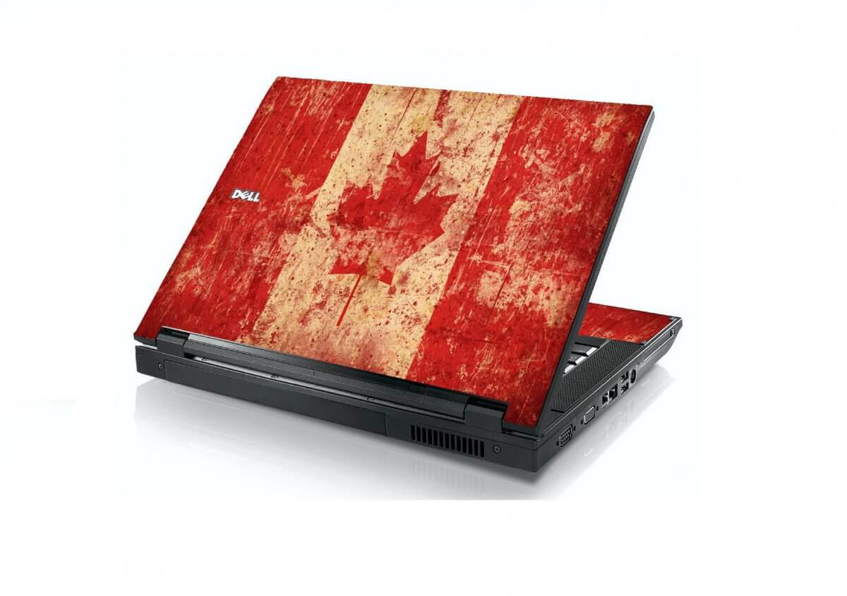 Canada Flag Dell E5400 Laptop Skin
