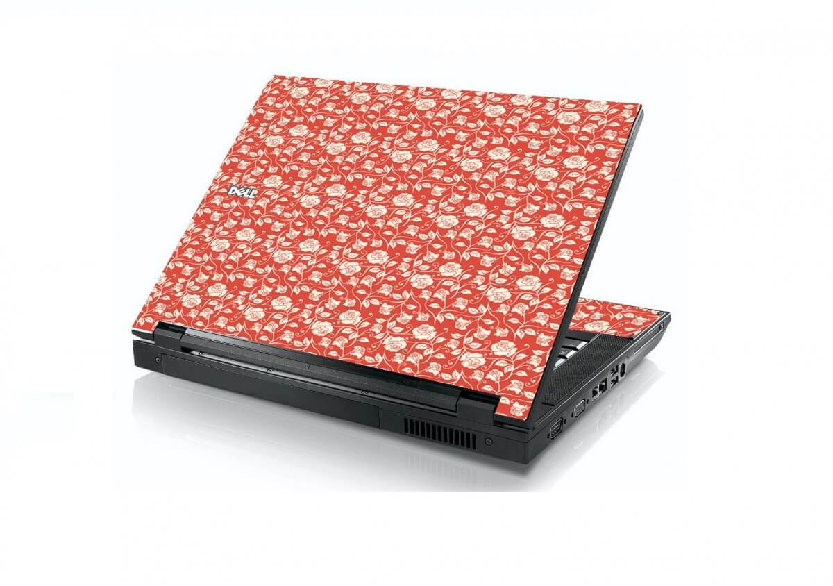Pink Roses Dell E5400 Laptop Skin