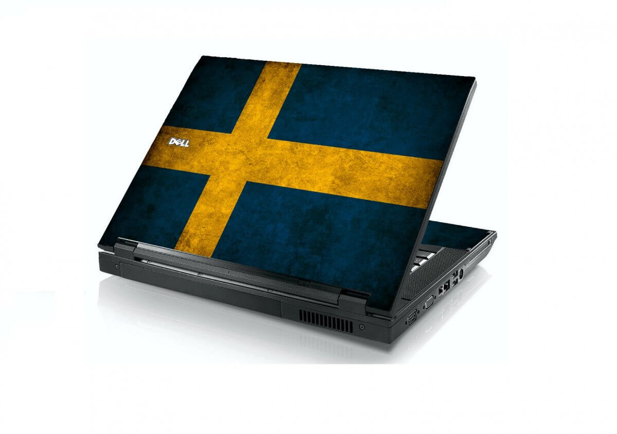 Swedish Flag Dell E5400 Laptop Skin