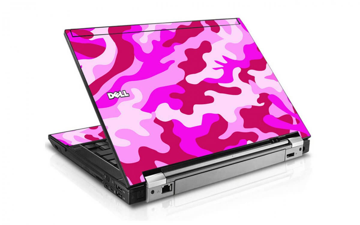 Pink Camo Dell E6410 Laptop Skin