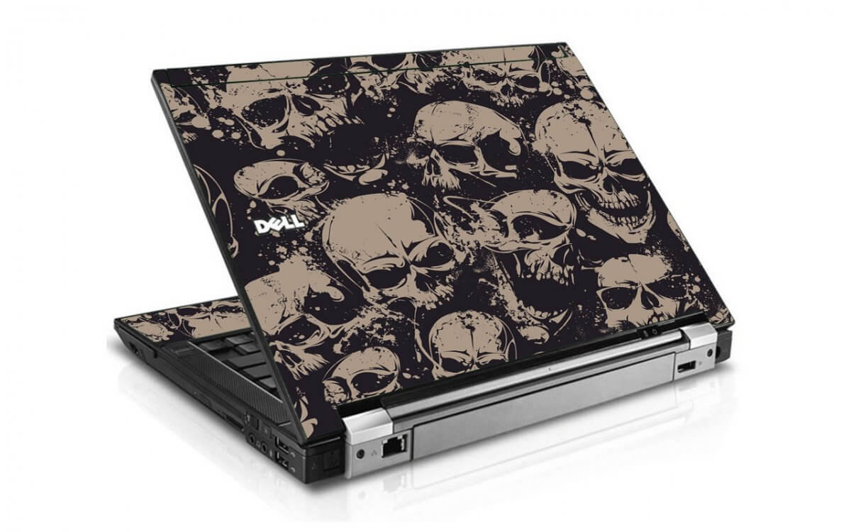 Grunge Skulls Dell E6510 Laptop Skin