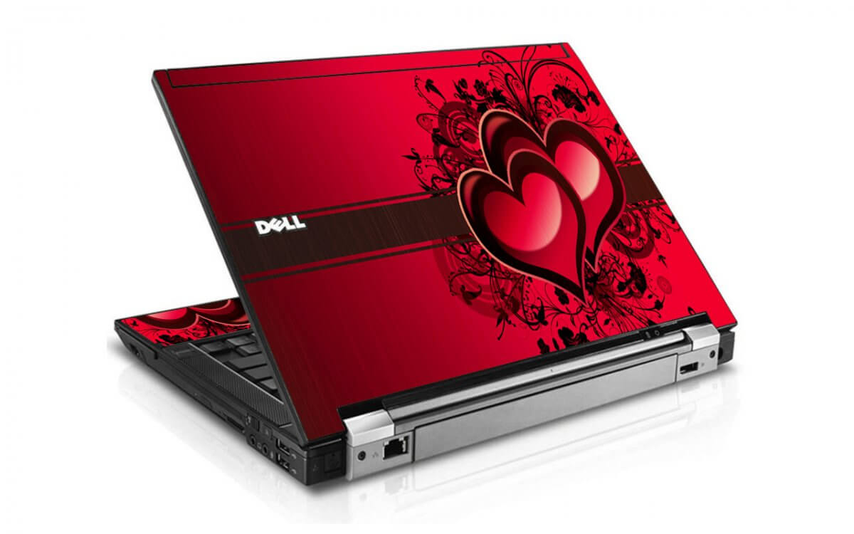 Love Heart Dell E6510 Laptop Skin